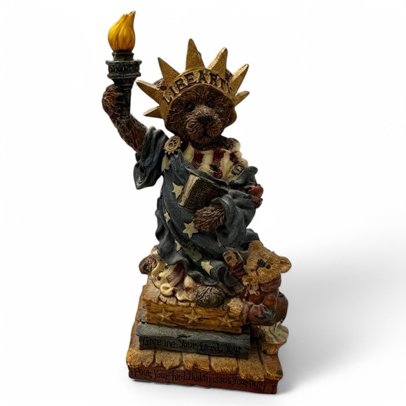 Boyds Bears & Friends The Bearstone Collection Ms. Liberty - Picture 1 of 8